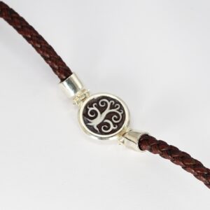 BRACCIALE ALBERO DELLA VITA CAMMEO SARDONICA 14MM ARGENTO-2834